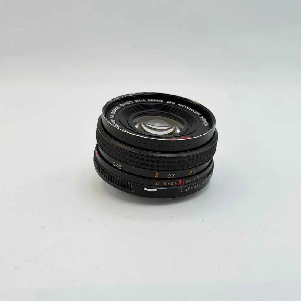 Konica Hexanon AR 40mm f1.8 Pancake Lens Prime with Panagor 55mm UV Filter